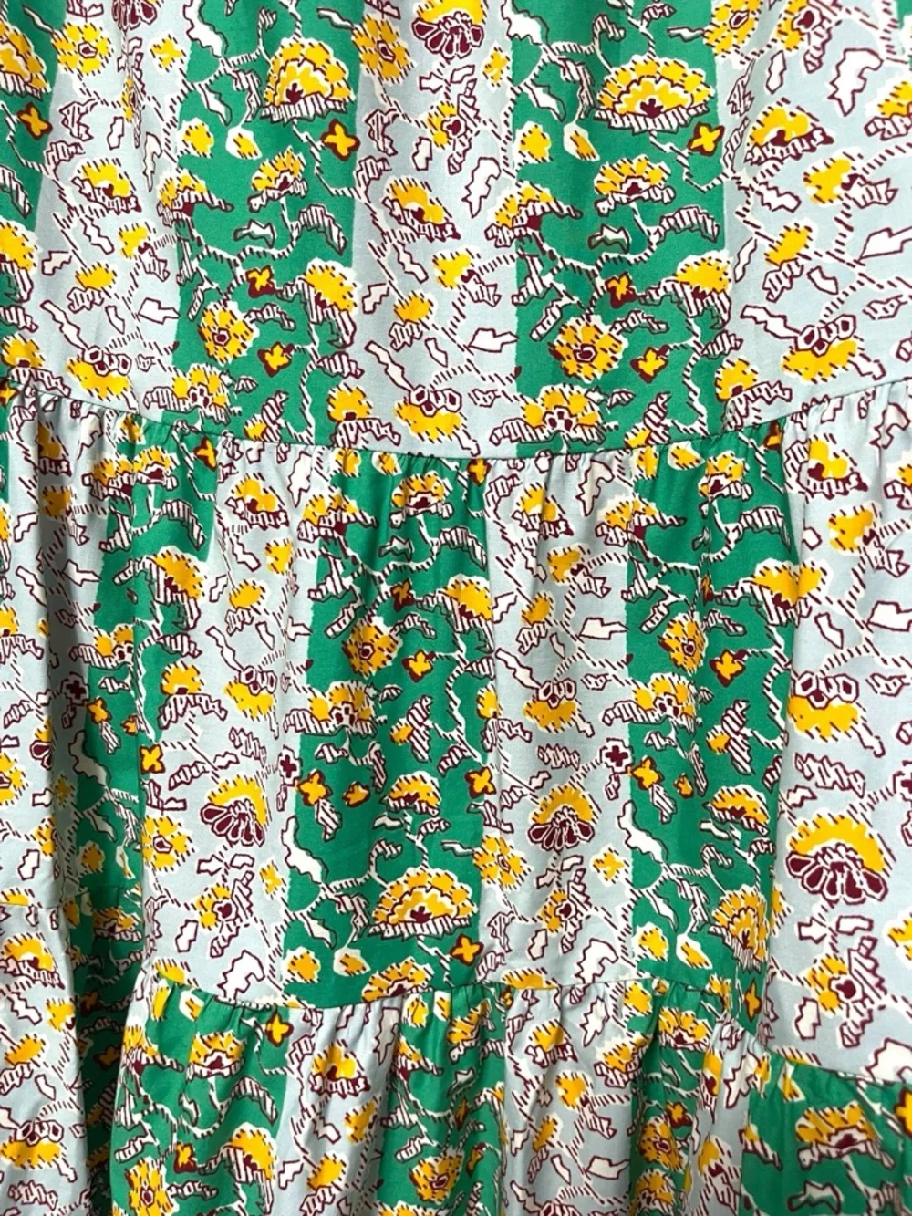 NWT RHODE x Target Mixed Whimsical Floral & Stripe Print Skirt Set L